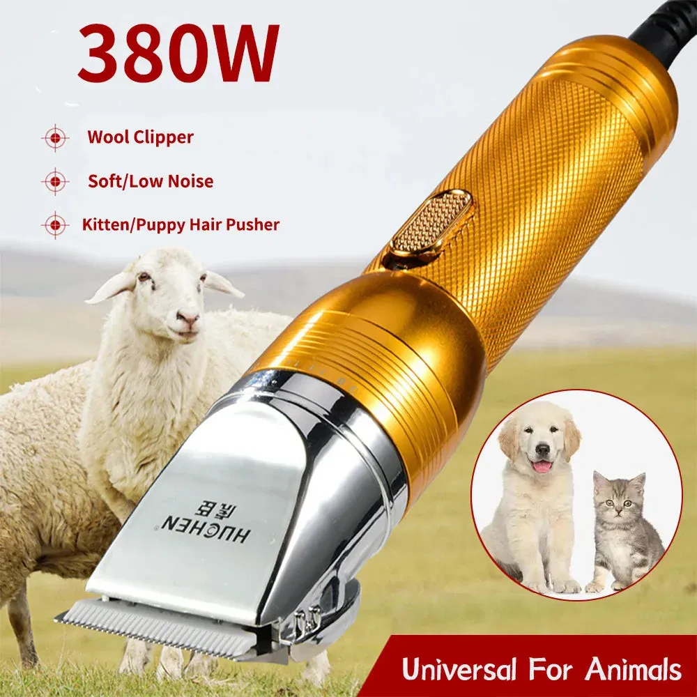 380W Professional Pet Hair Trimmer for Cats, Dogs, Rabbits, and Sheep