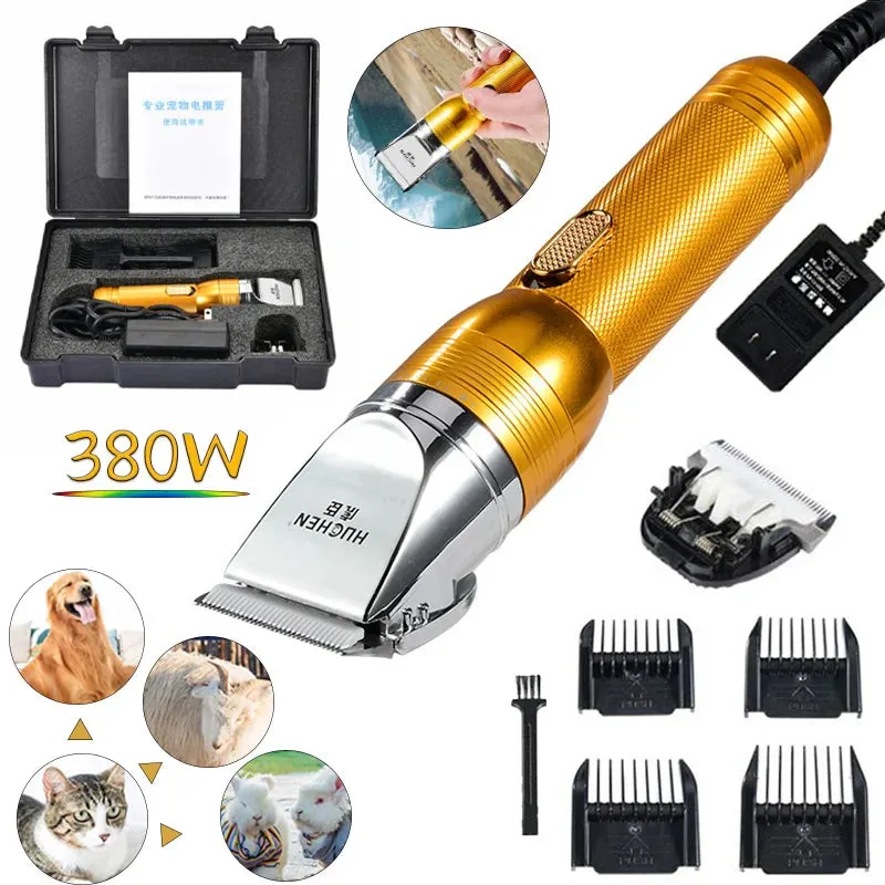 380W Professional Pet Hair Trimmer for Cats, Dogs, Rabbits, and Sheep