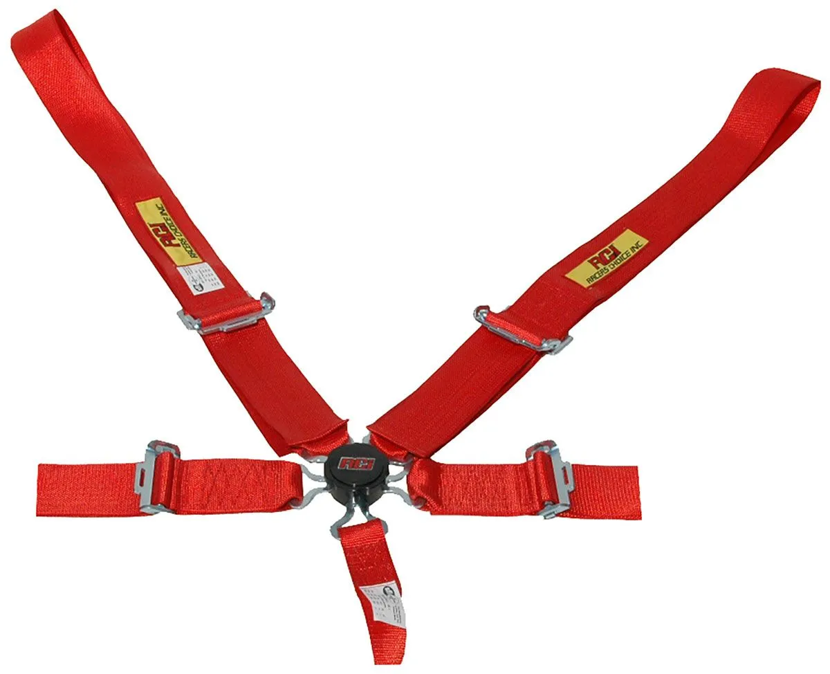 5 Point 3" Cam-Lock Type Racing Harness - Red RCI9210CB