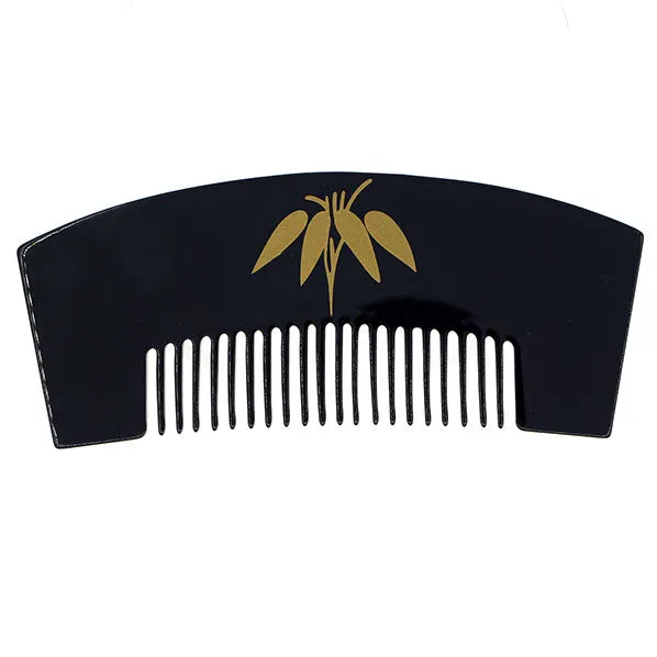 Acrylic Geisha Decorative Floral Comb