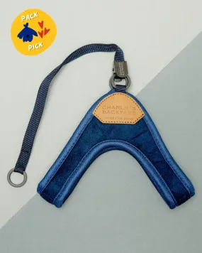 Adjustable Easy Dog Harness in Navy