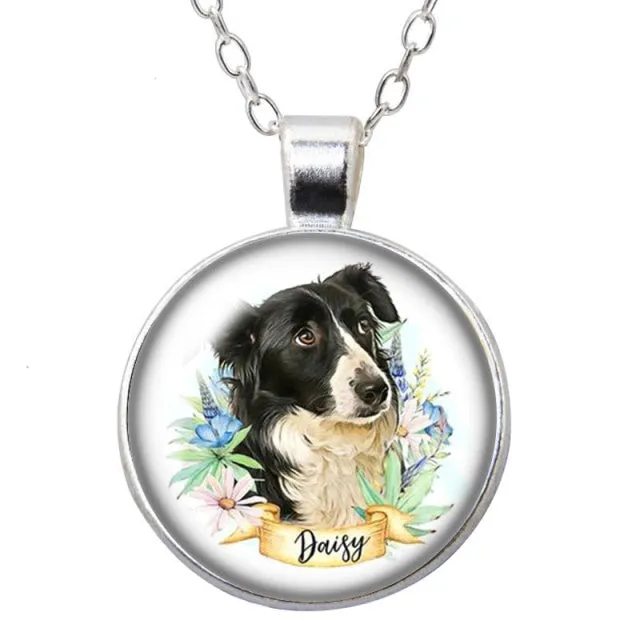 Beauty Love Dogs Pet Photo Necklace