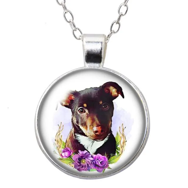 Beauty Love Dogs Pet Photo Necklace