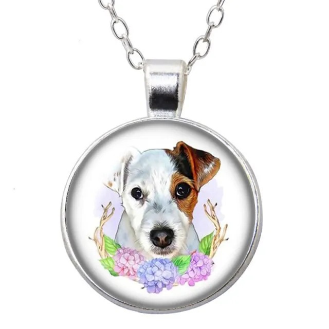 Beauty Love Dogs Pet Photo Necklace