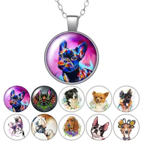 Beauty Love Dogs Pet Photo Necklace