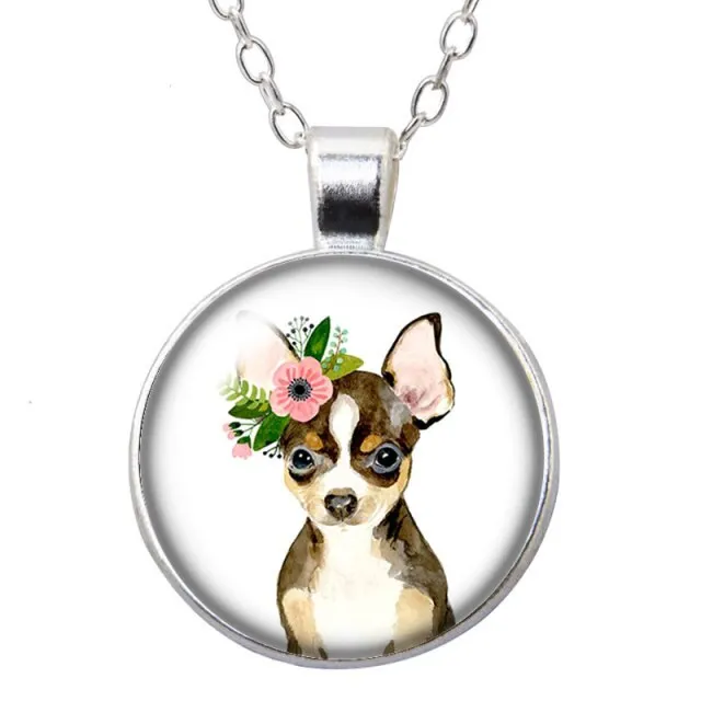 Beauty Love Dogs Pet Photo Necklace