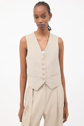 Beige Gelso Vest