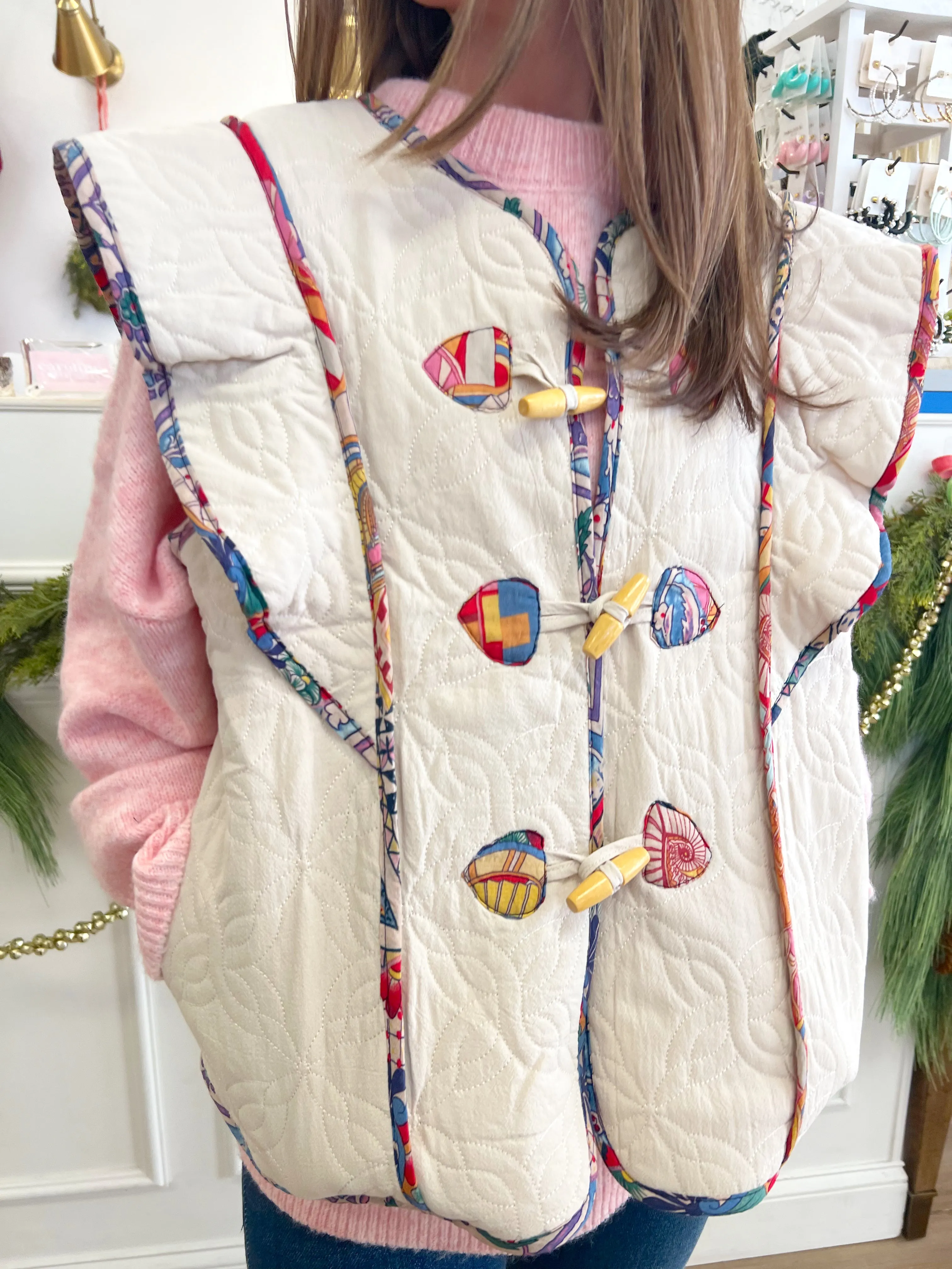 Binding Quilted Vest