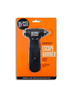 Blingsting Emergency Escape Hammer in Black