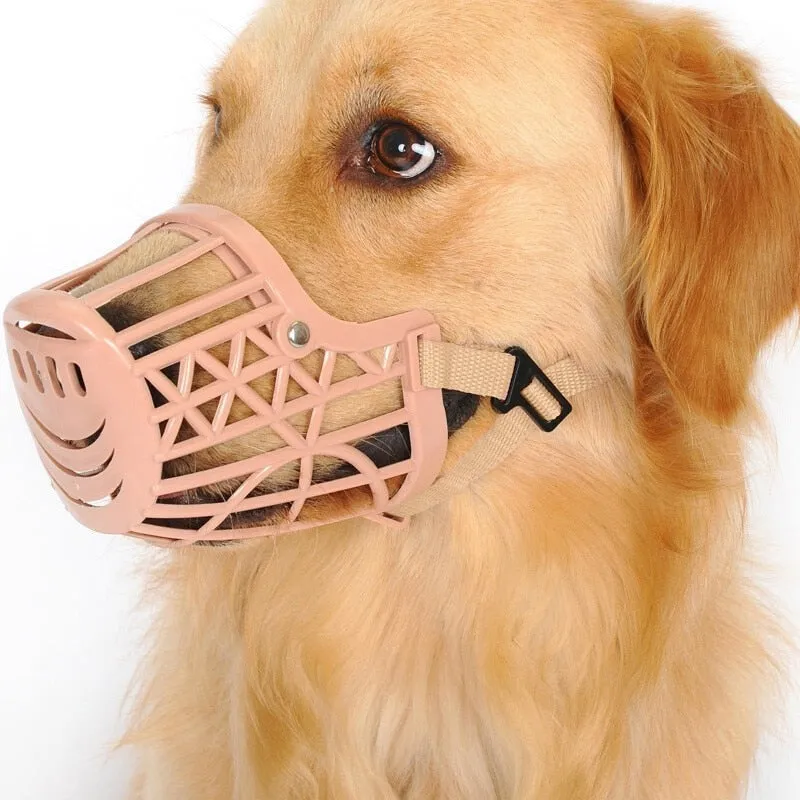 Breathable & Anti-Bite Dog Mouth Muzzle Silicone Cover