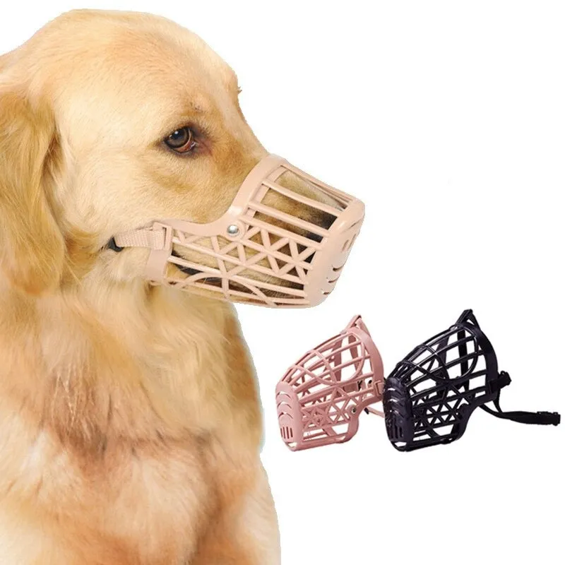 Breathable & Anti-Bite Dog Mouth Muzzle Silicone Cover