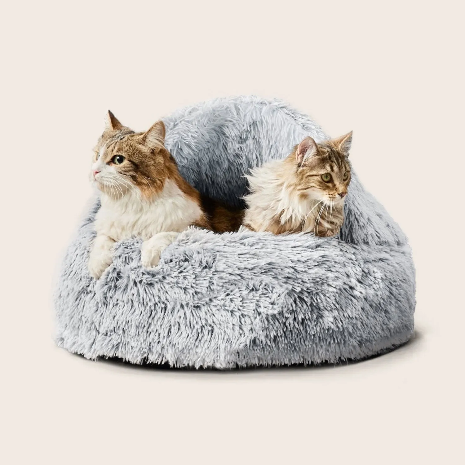 Calming Hoodie Cuddler Cat Bed