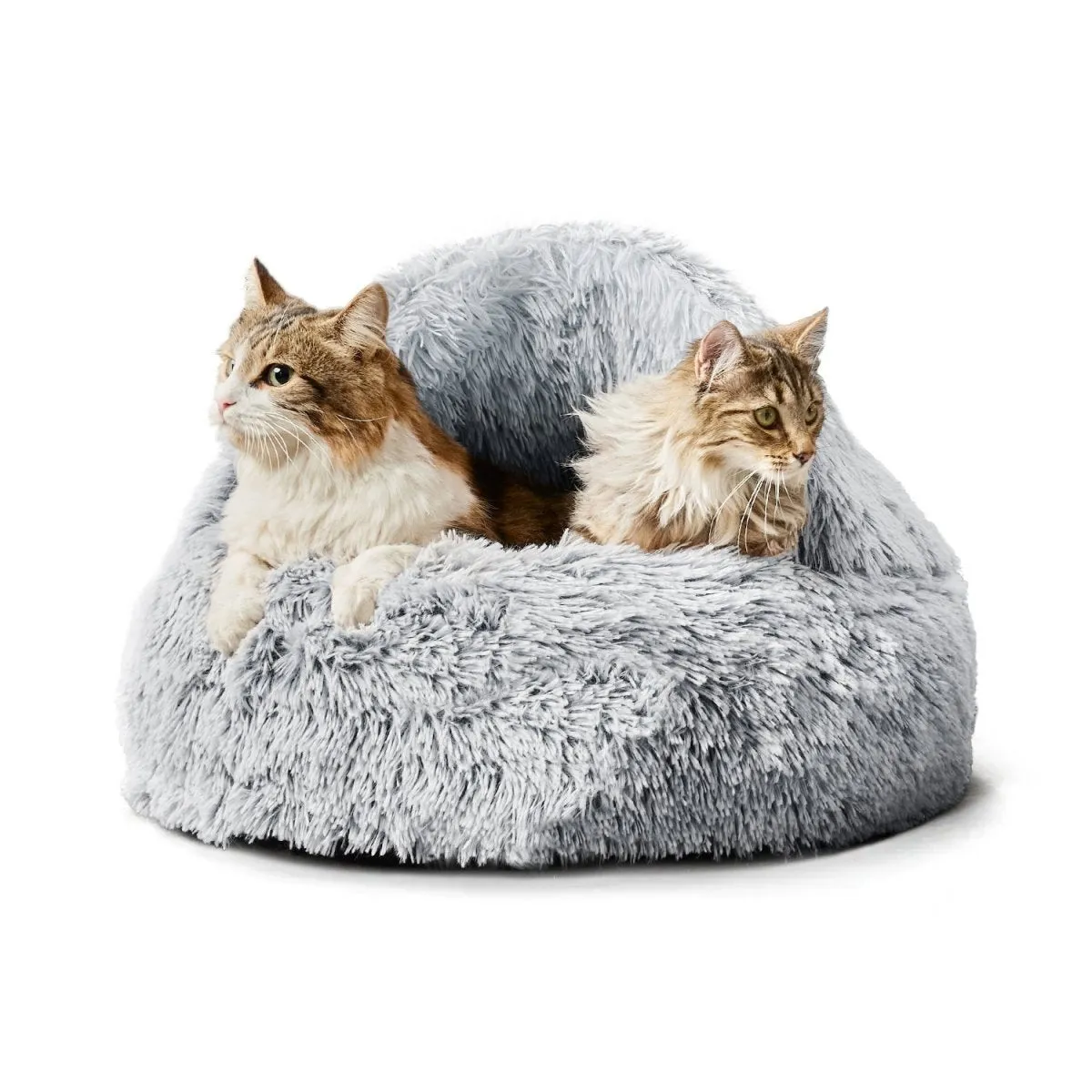 Calming Hoodie Cuddler Cat Bed