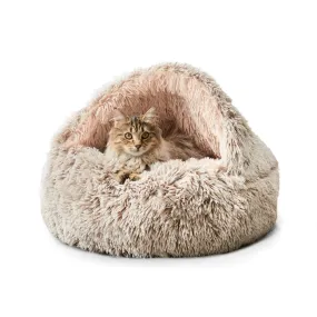 Calming Hoodie Cuddler Cat Bed