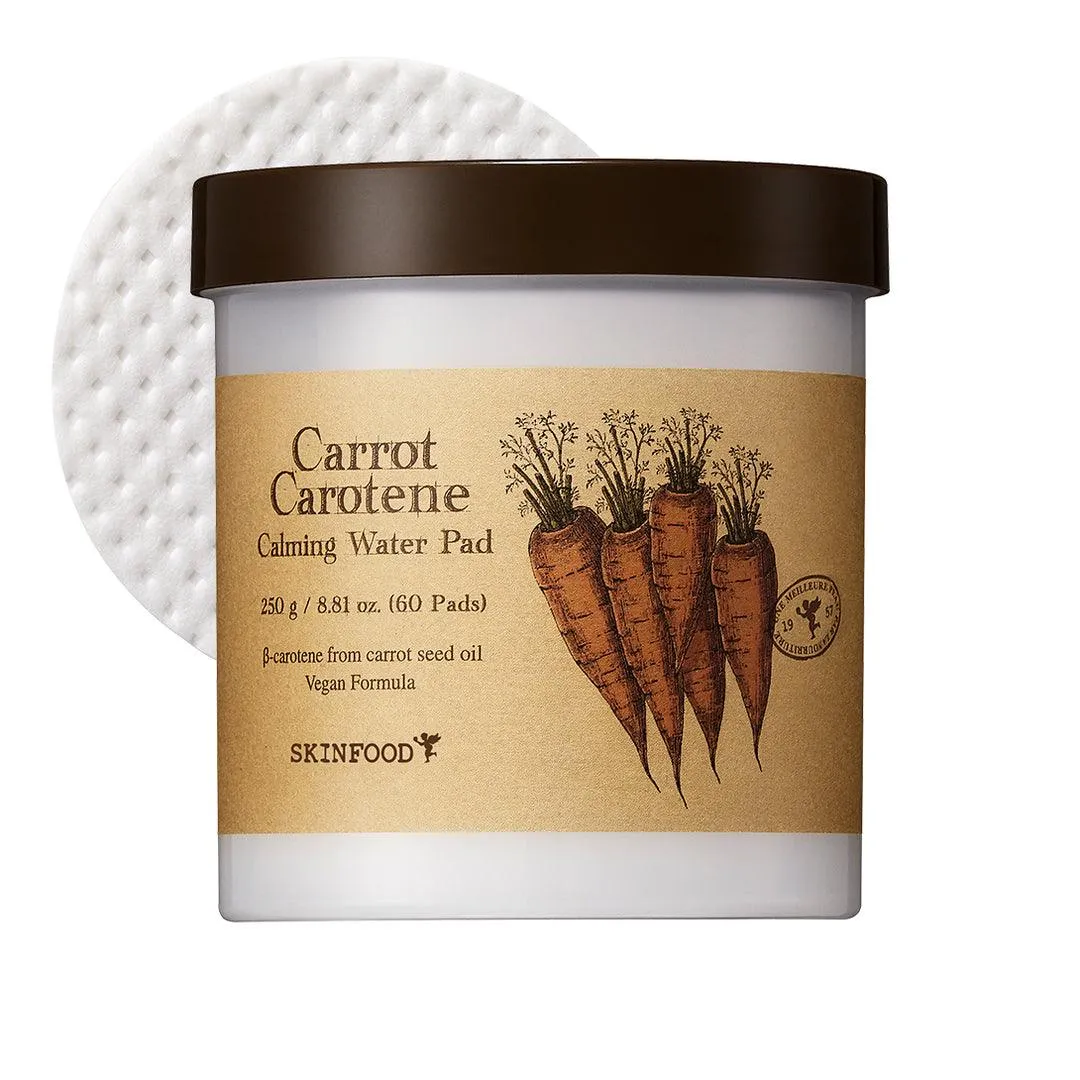 Carrot Glow Nourishing Soothing Pads - Infused with Beta-Carotene and Antioxidants for Radiant Skin Care