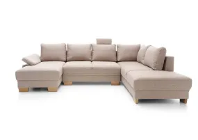 Chivas 3 U Shape Corner Sofa Bed