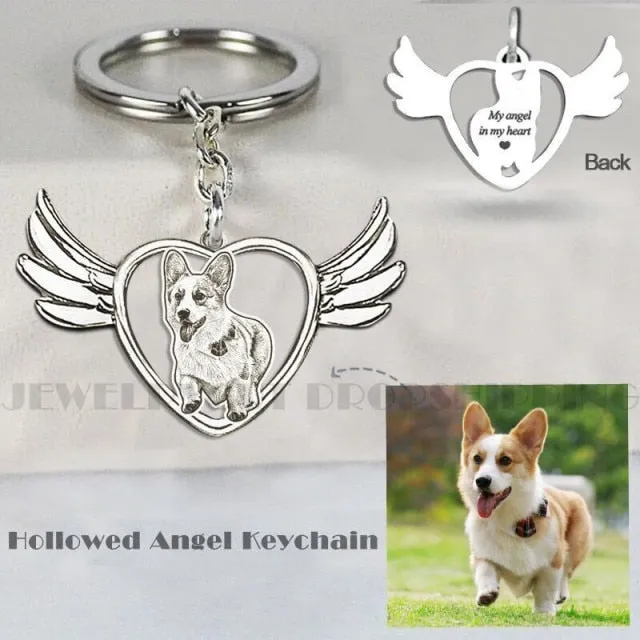 Customized Pet Engrave 925 Sterling Silver Necklace Symbol Necklace