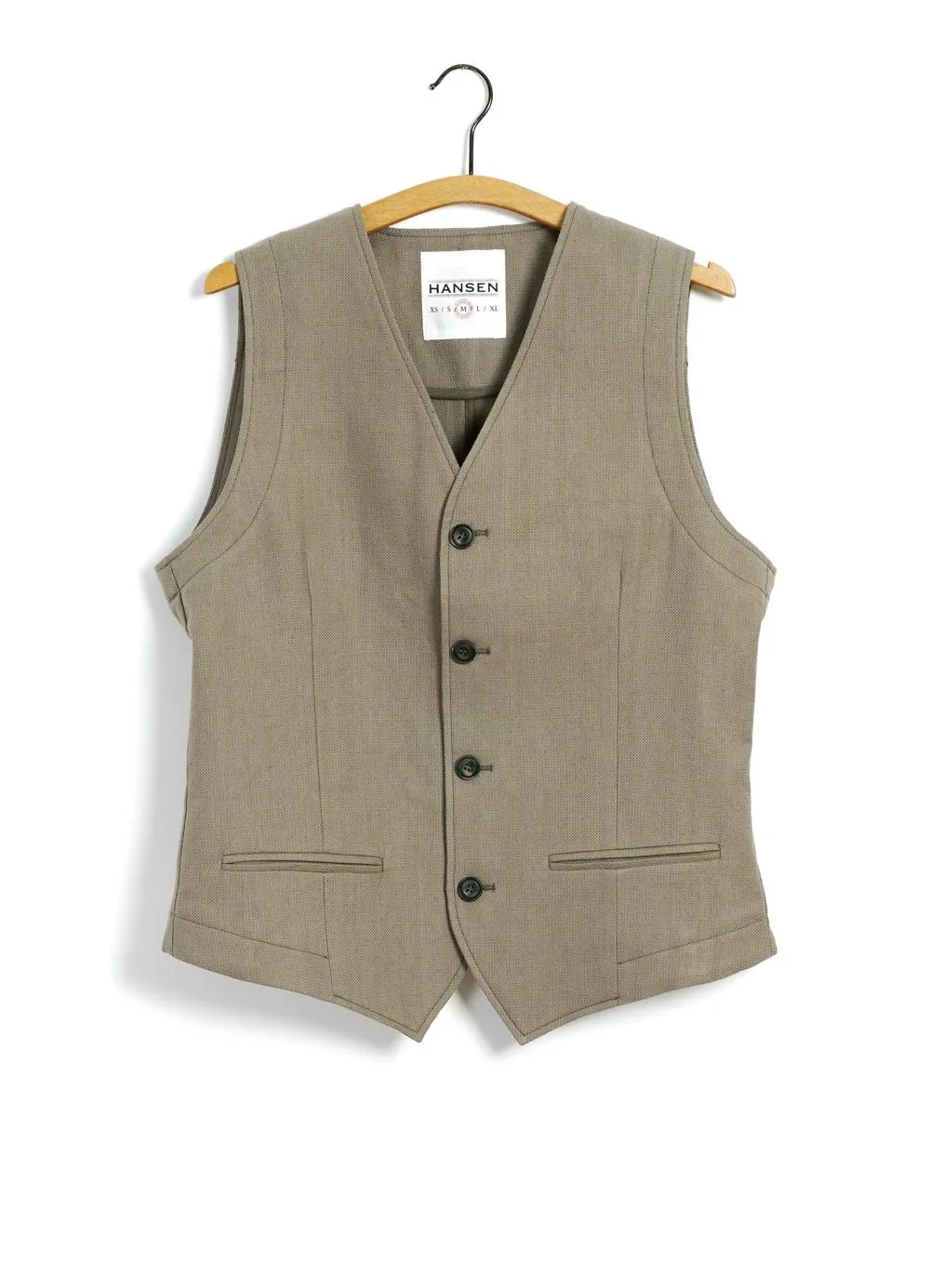 DANIEL | Classic Waistcoat | Bay Leaf