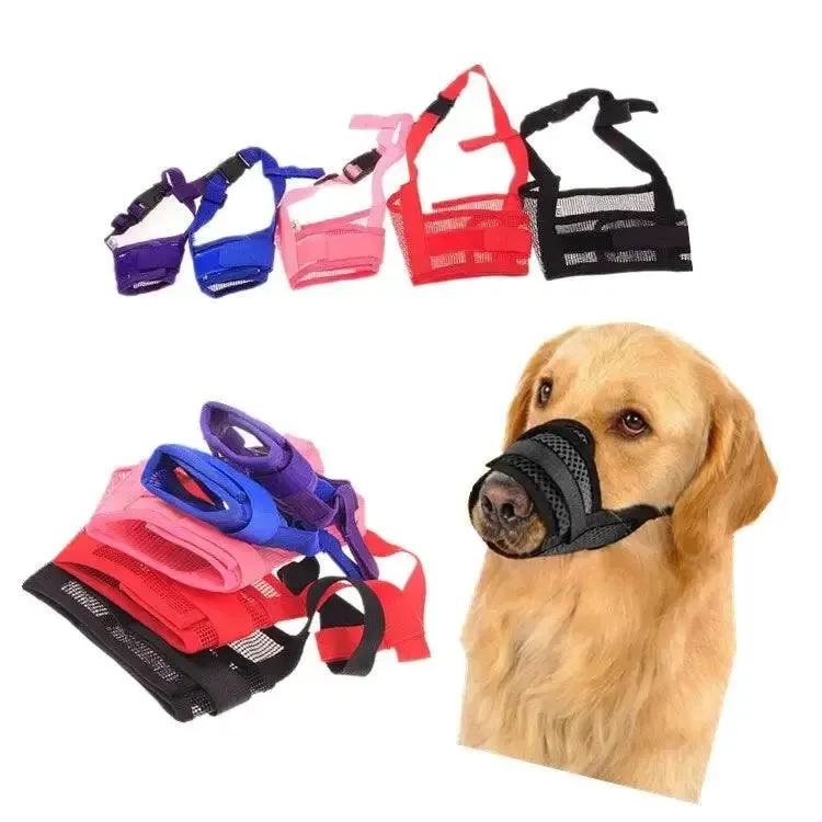 Dog MuzzleMagic Sticky Pet Nylon Mesh  Cover