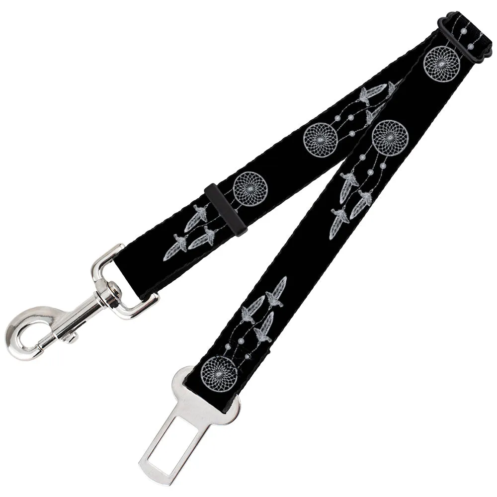 Dog Safety Seatbelt for Cars - Dream Catcher Black/White