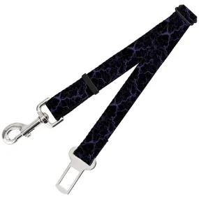 Dog Safety Seatbelt for Cars - Marble Black/Purple