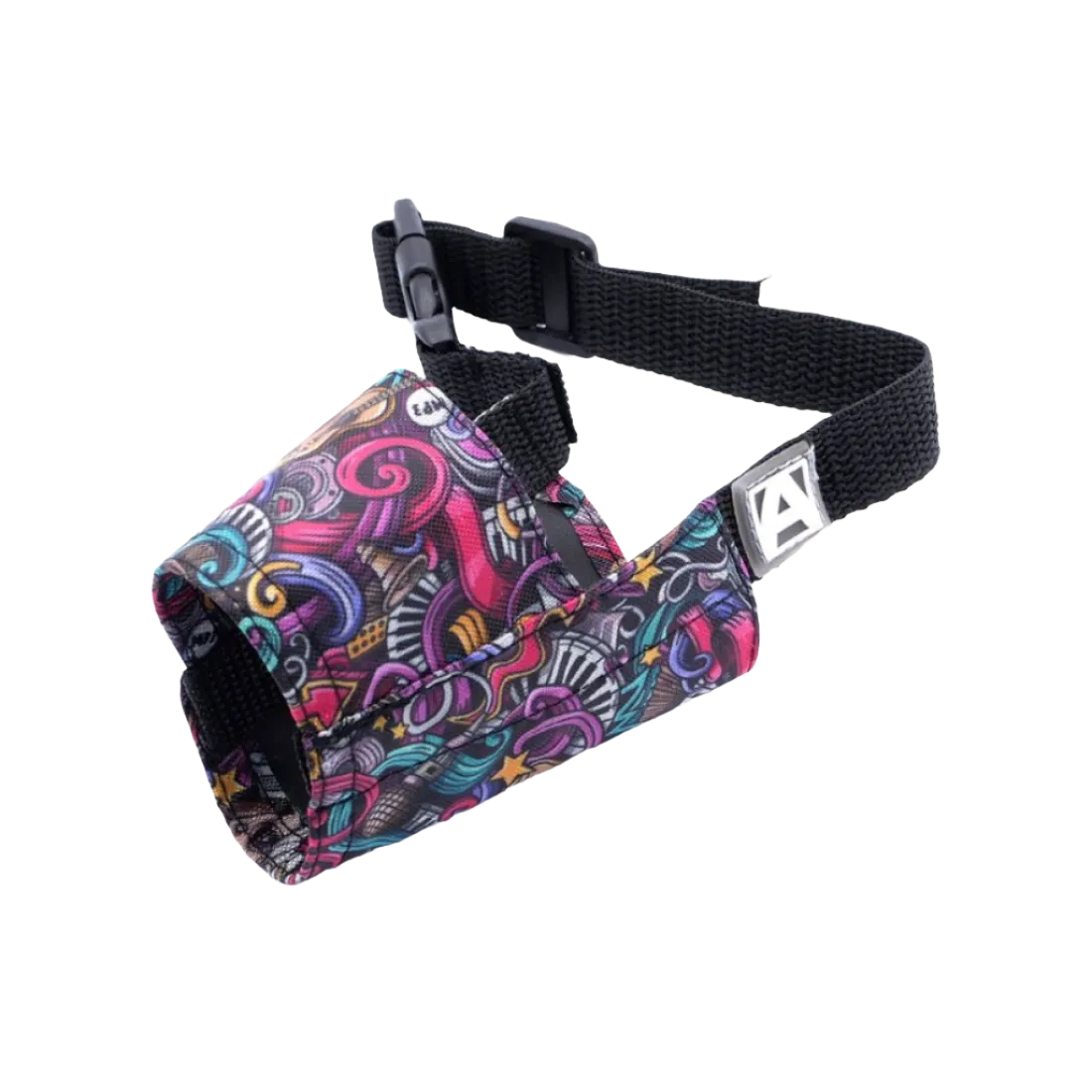 Extra Large Music Patterned Muzzle for Dogs by Artero