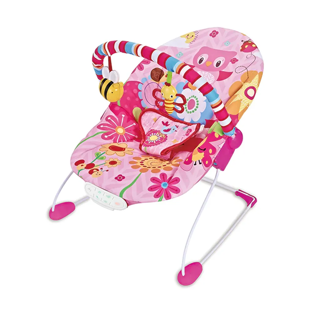 Fitch Baby Animal Paradise Baby Bouncer (Pink)