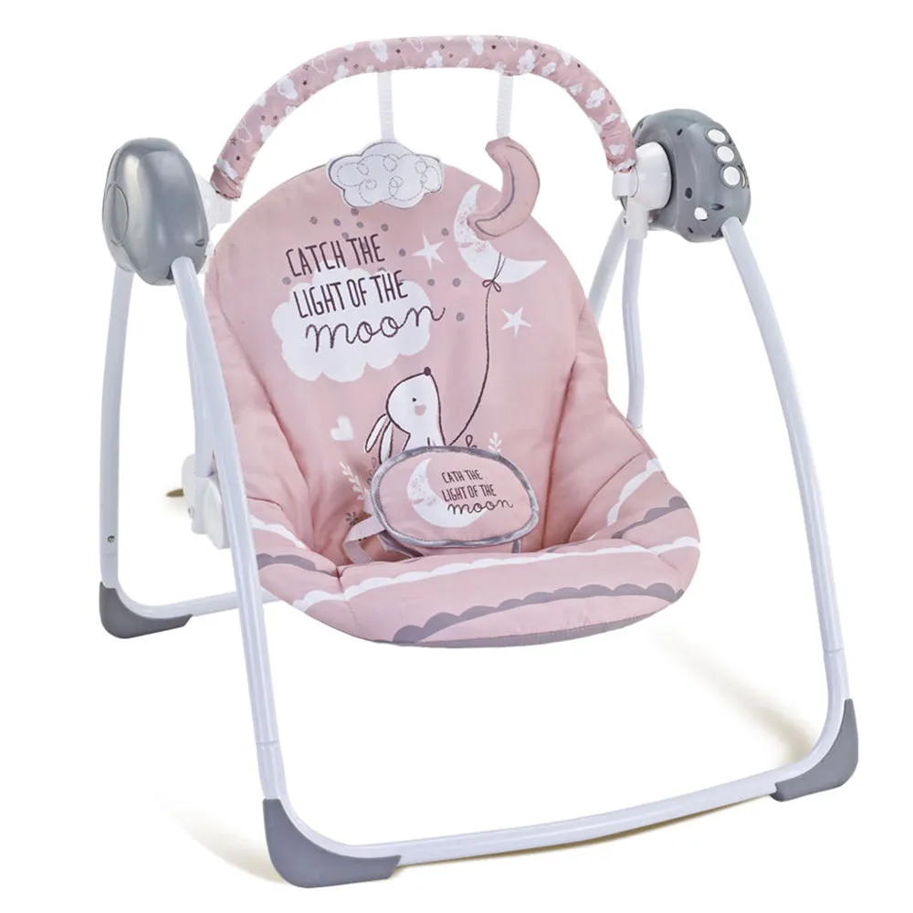 Fitch Baby Baby Deluxe Electric Portable Automatic Swing (Pink)