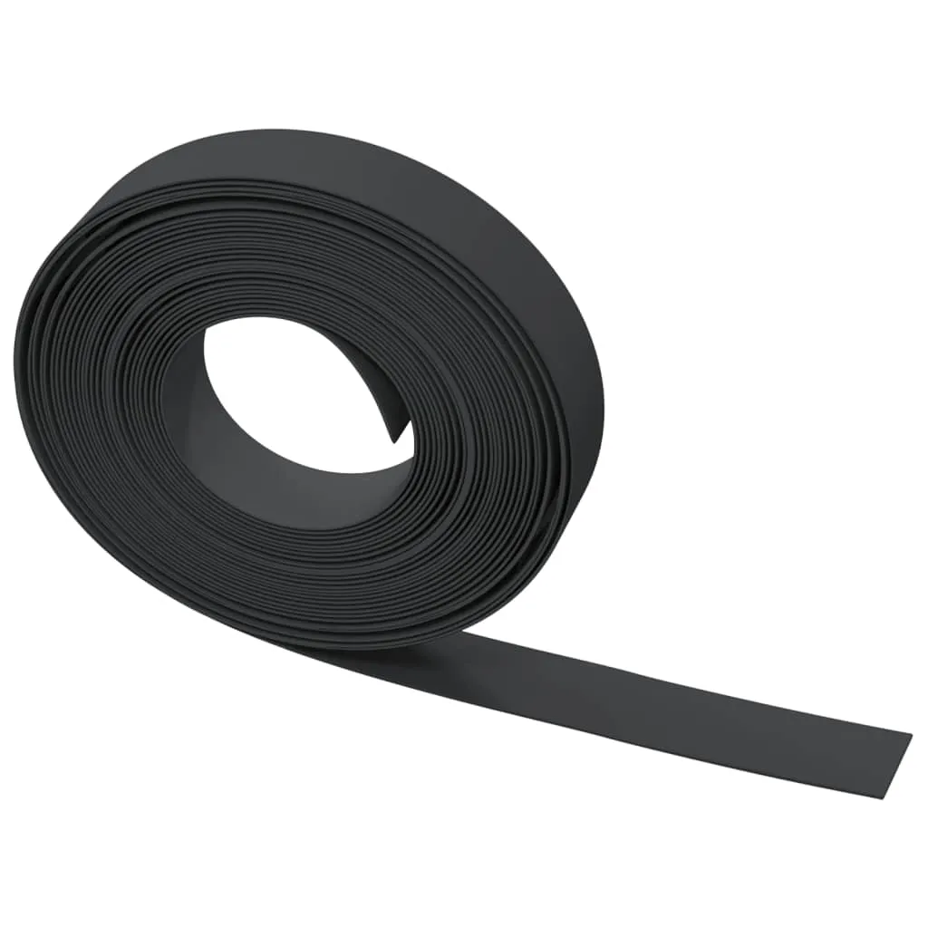 Garden Edging Black 10 m 10 cm Polyethylene