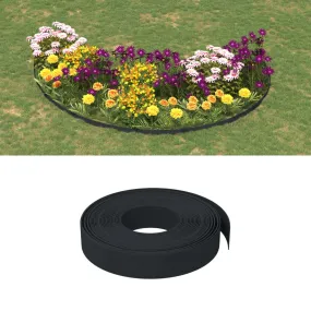 Garden Edging Black 10 m 10 cm Polyethylene