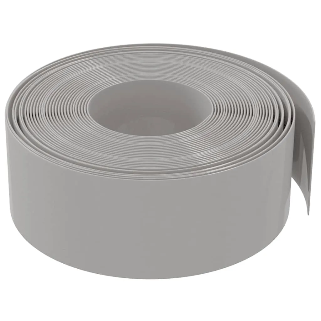 Garden Edging Grey 10 m 20 cm Polyethylene