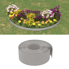 Garden Edgings 2 pcs Grey 10 m 20 cm Polyethylene