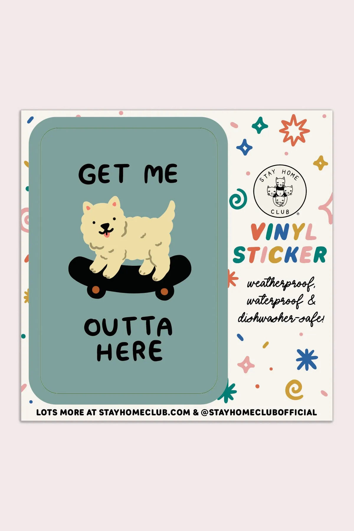 Get Me Outta Here Vinyl Sticker