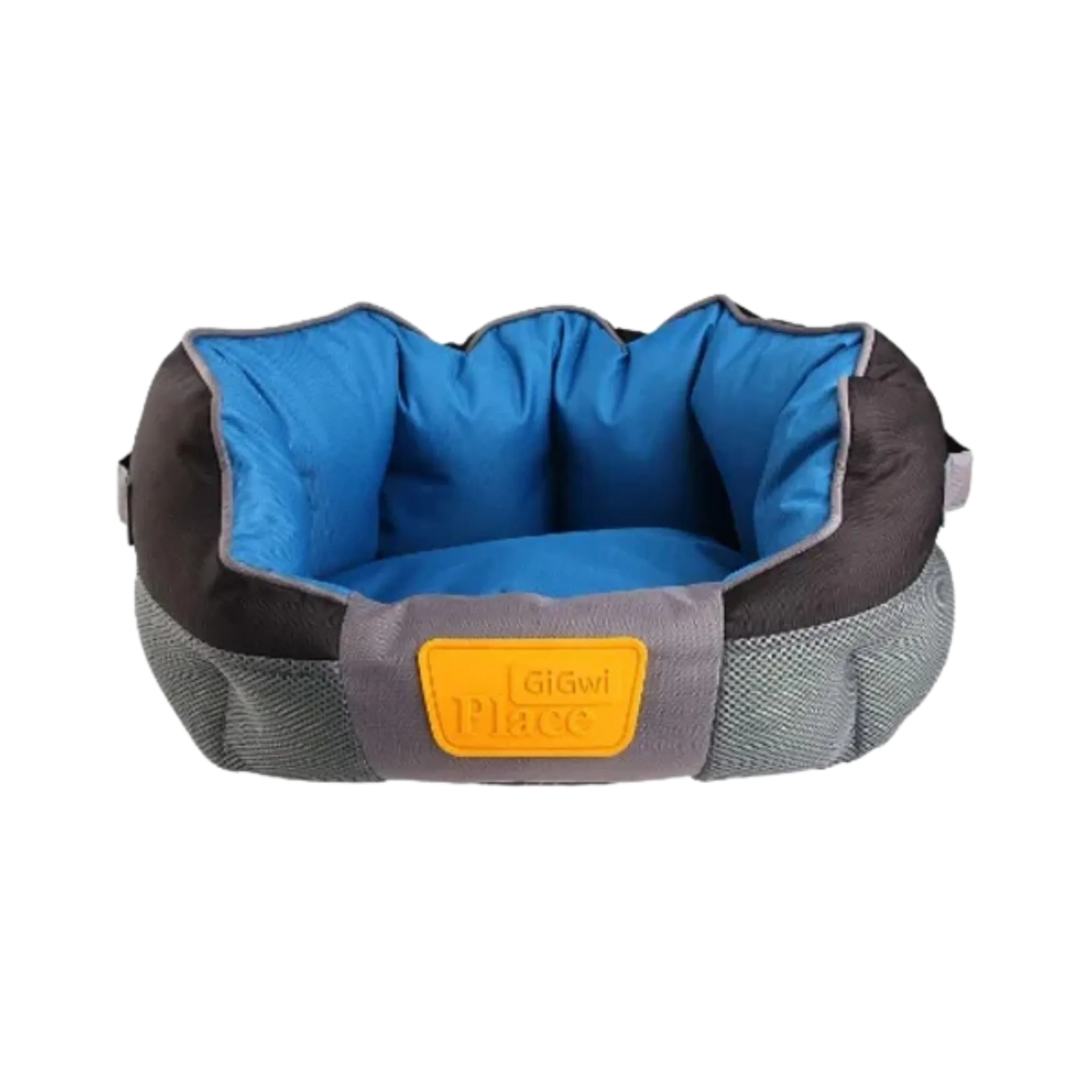 GIGWI PLACE SOFT BED GREY & BLUE (M)