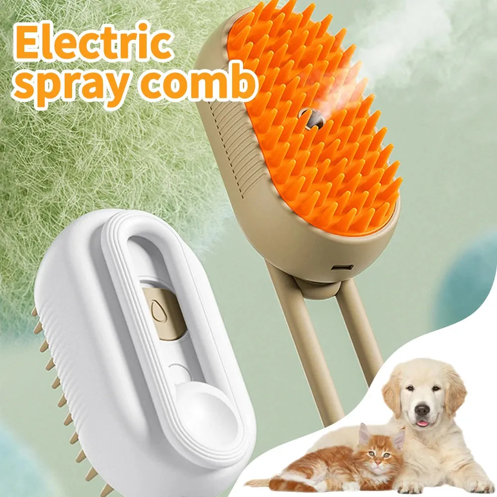 Grooming Pet  Comb with Water Spray