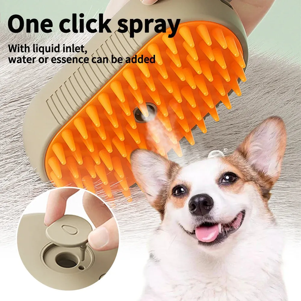 Grooming Pet  Comb with Water Spray