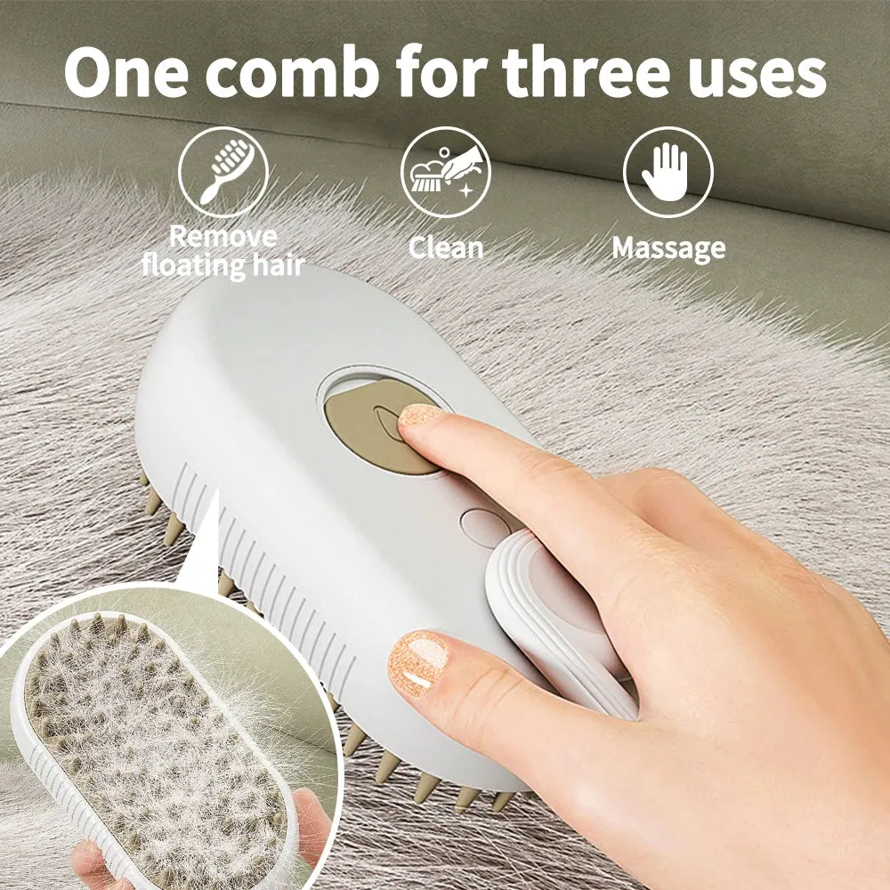 Grooming Pet  Comb with Water Spray