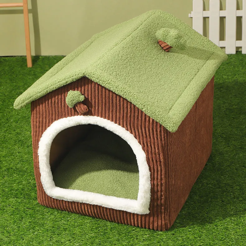 House Type Cat Nest Fully Enclosed Large Space Comfortable Pet Nest