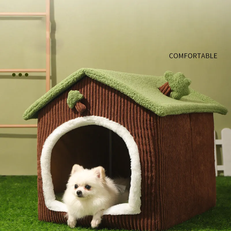 House Type Cat Nest Fully Enclosed Large Space Comfortable Pet Nest