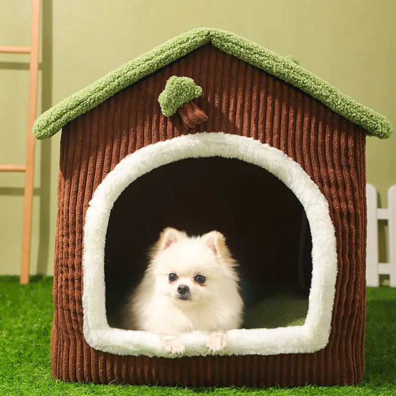 House Type Cat Nest Fully Enclosed Large Space Comfortable Pet Nest