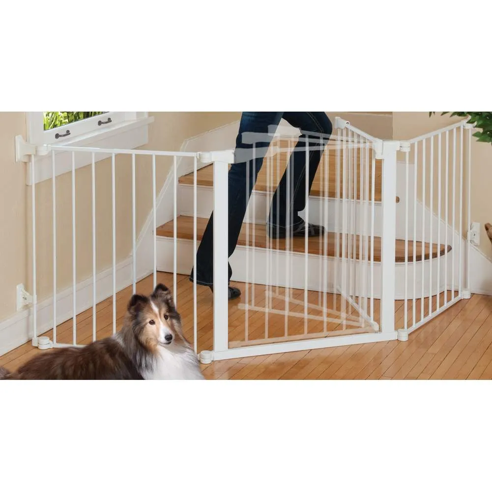 KidCo Custom Fit Auto Close ConfigureGate Hardware Mounted Gate - White