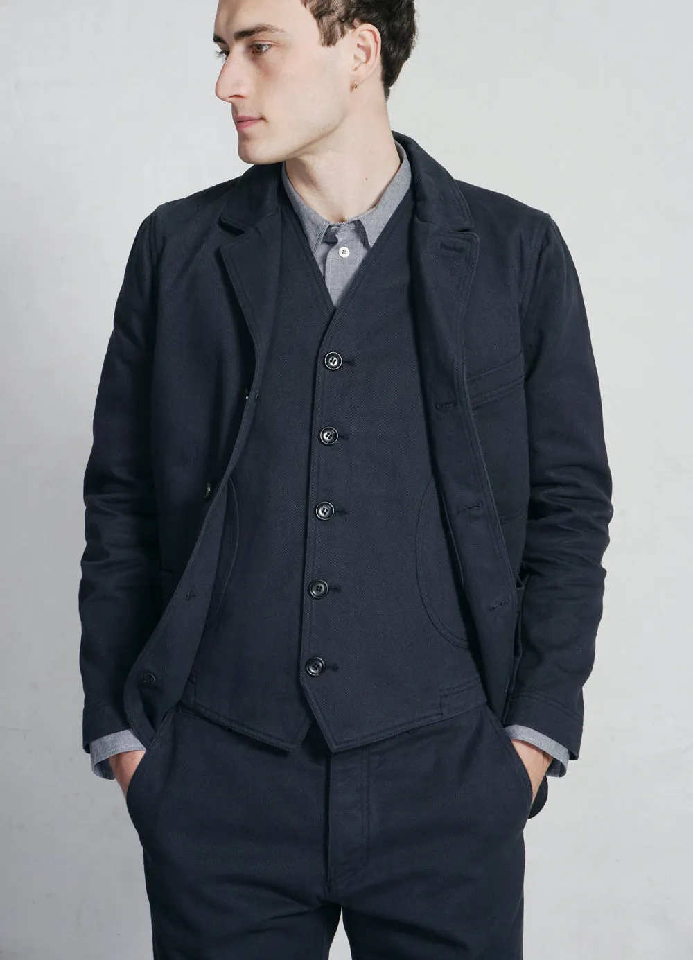 KNUD | Workwear Waistcoat | Dark Navy