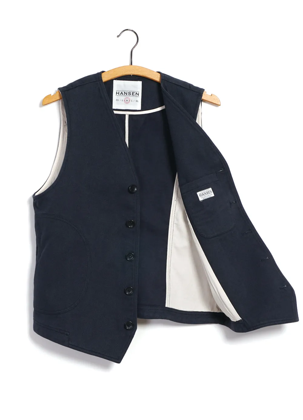 KNUD | Workwear Waistcoat | Dark Navy