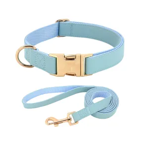 Leather Dog Collar & Leash Set for Your Cherished Pet