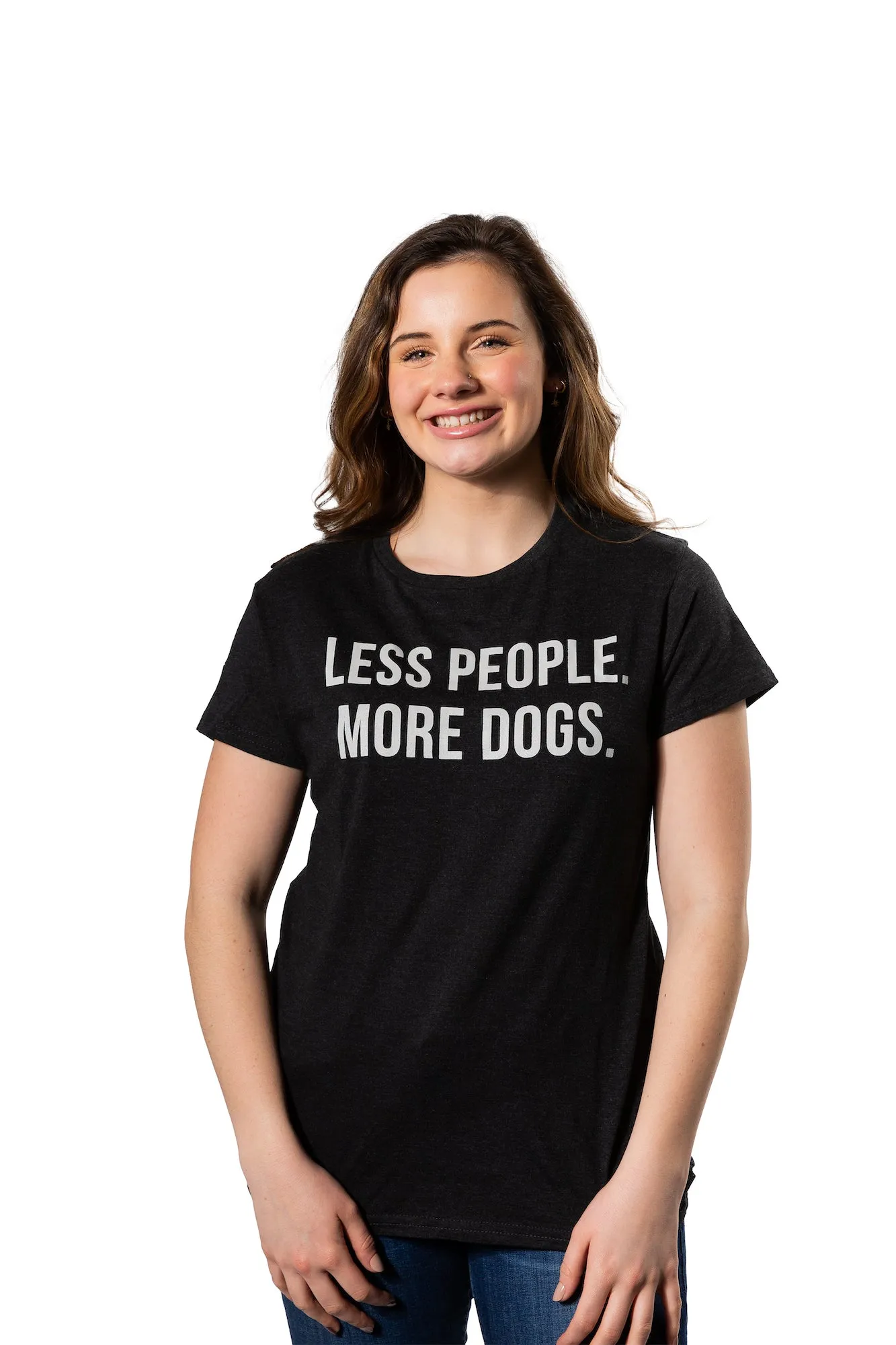 Less People More Dogs Women's T Shirt