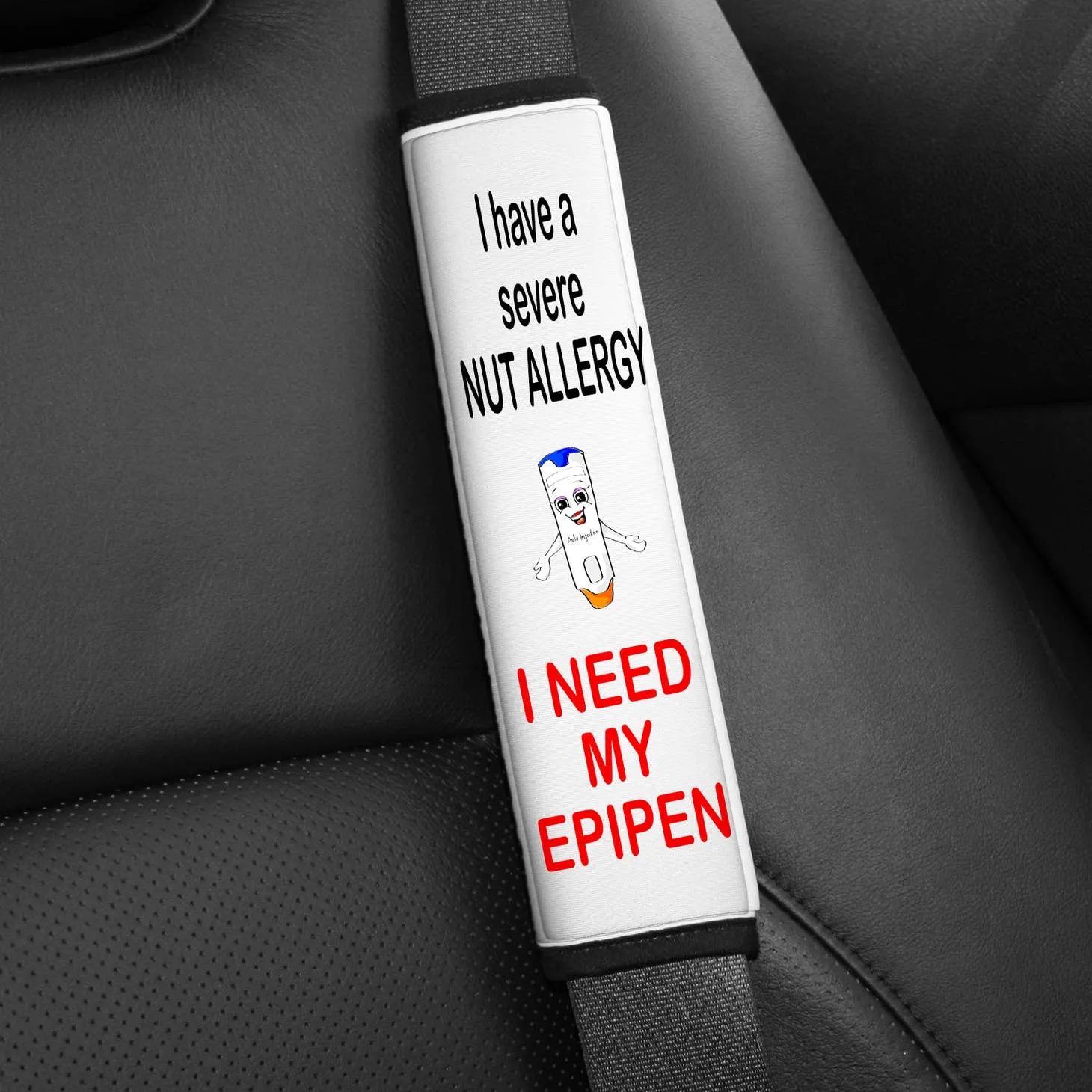 Medical Alert Seatbelt Covers