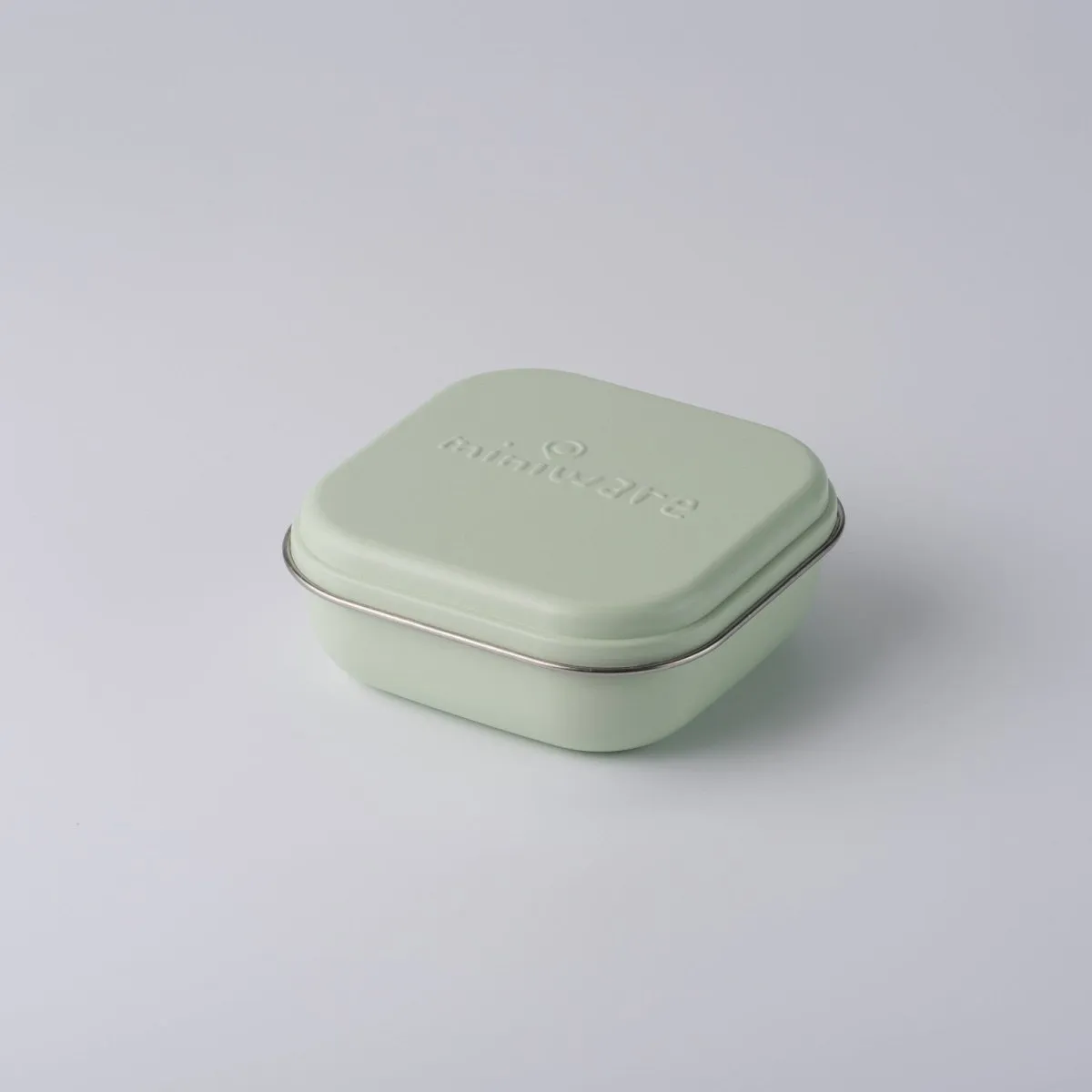 Miniware Grow Bento with 2 silipods Lunch Box-Key Lime Grey