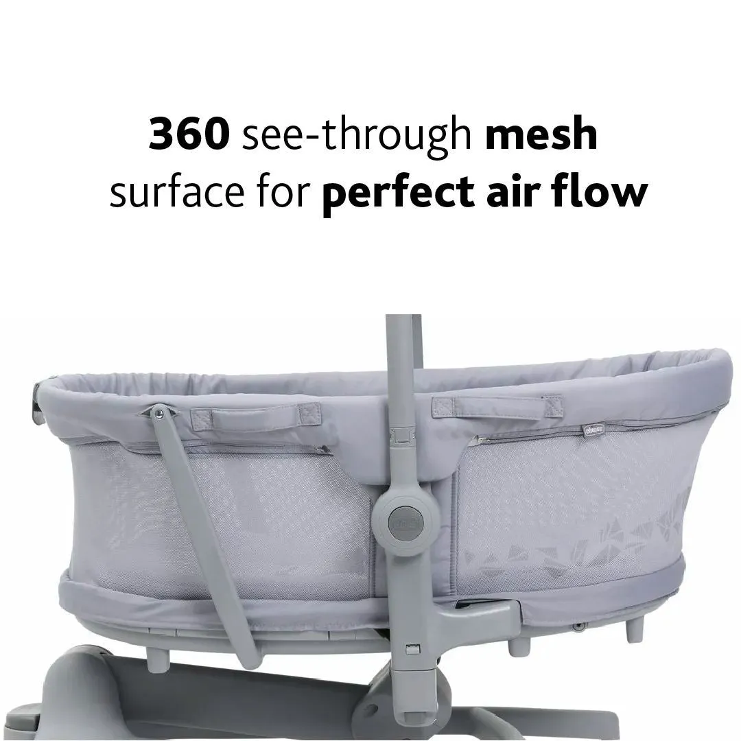 [NEW ARRIVAL] Chicco Baby Hug 5in1 Pro Crib - Earl Grey