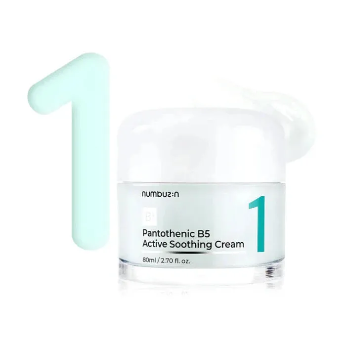 Numbuzin - No.1 Pantothenic B5 Active Soothing Cream 80ml