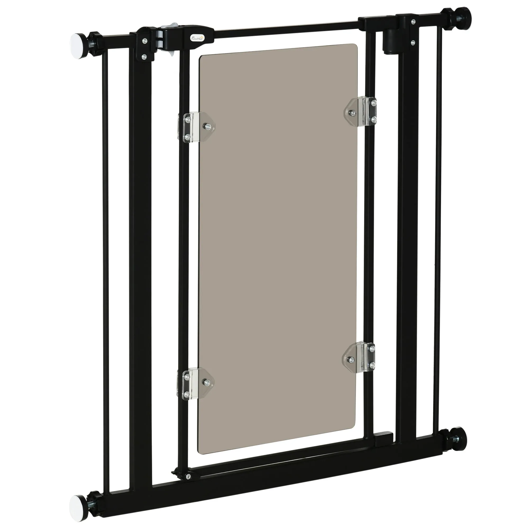 PawHut Pressure Fit Safety Gate for Doorways and Staircases